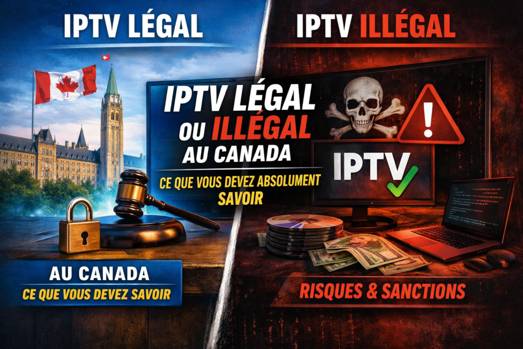 IPTV légal ou illégal au Canada : ce que vous devez absolument savoir