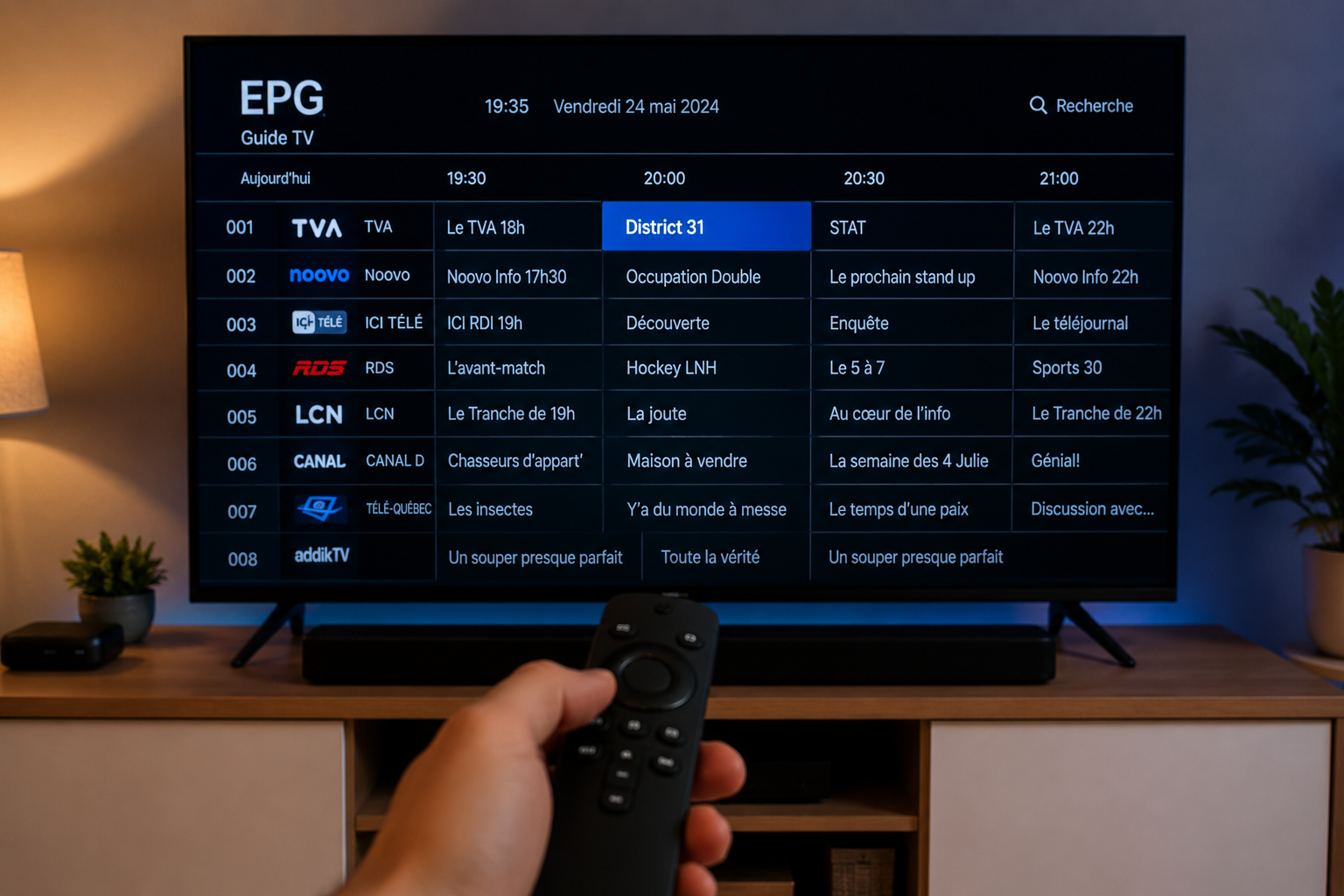 EPG EN IPTV